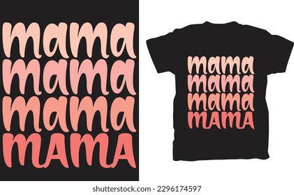 A retro mama t-shirt typically refers to a women's shirt with a vintage or retro-inspired design that celebrates motherhood. These t-shirts often feature fun and playful slogans related to motherhood,