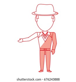 Retro Man cartoon