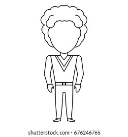 Retro Man cartoon