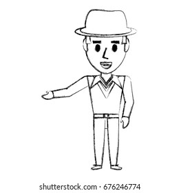 Retro Man cartoon