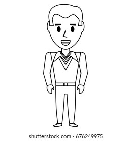 Retro Man cartoon