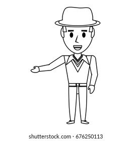 Retro Man cartoon
