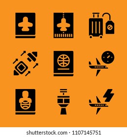 retro, map, illustration and secure icon set. Vector illustration for web and design.