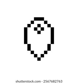 retro map symbol pixel art