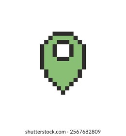 retro map symbol pixel art