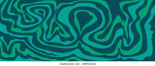 Retro marble 60s wave pattern. Abstract swirl 60 s background. Psychedelic retro wave wallpaper. Modern background design. Abstract 60s 70s psychedelic design