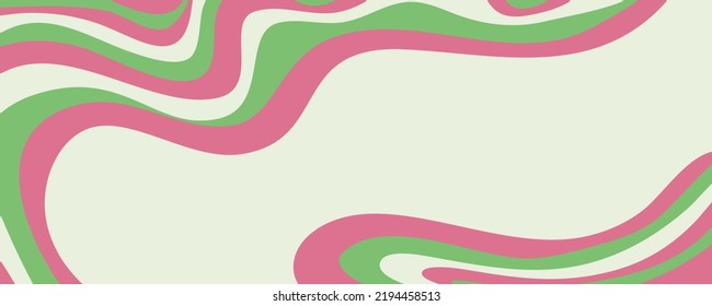 Retro marble 60s wave pattern. Abstract swirl 60 s background. Psychedelic retro wave wallpaper. Modern background design. Abstract 60s 70s psychedelic design with place text.