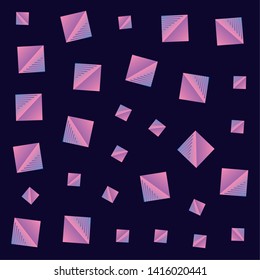 retro memphis background vector ilustration