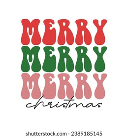 Retro Merry Christmas Shirt, Christmas Shirt