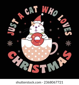 Retro Merry Christmas t-shirt design 