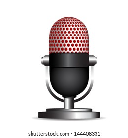 Retro microphone