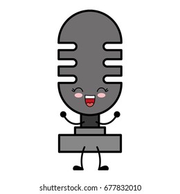 retro microphone icon