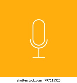 retro microphone icon