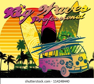 retro minibus