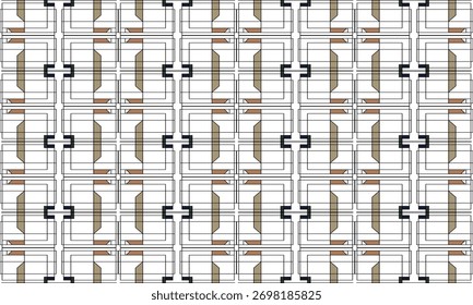 Retro Minimalist Circle Tile mit gedämpfter Palette