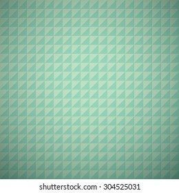 Retro mint and emerald vector pattern. Endless texture can be used for wallpaper, pattern fill, web page background, surface texture. Shabby vintage geometric ornament.
