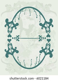 Retro mint grunge background.