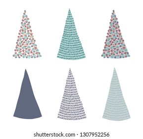 Retro Mod Christmas Trees