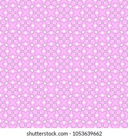 Retro Modern Seamless Background Pattern in pink