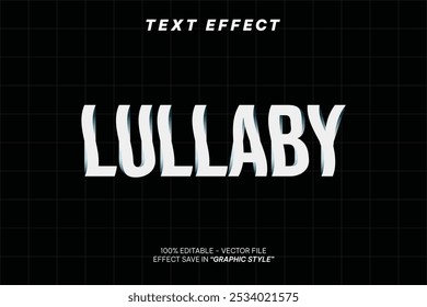 Retro modern twisted text effect 
