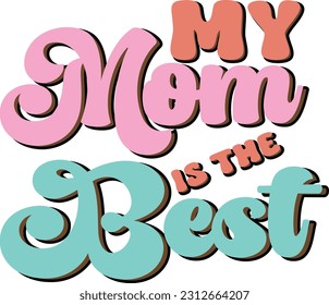 Retro Mom Sublimation Designs 1