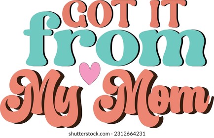 Retro-Mama-Veröffentlichungsdesigns 1