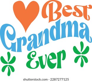 Diseño de Svg de mamá retro, vector