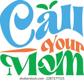 Diseño de Svg de mamá retro, vector