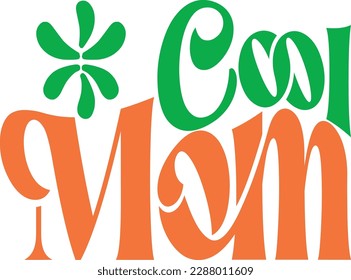 Retro mom Svg Design, Vector