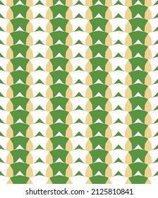 Retro Monochrome Stars Geometric Abstract Vertical Line Style Pattern Trendy Fashion Colors Vector Design Bright Green Ecru Tones