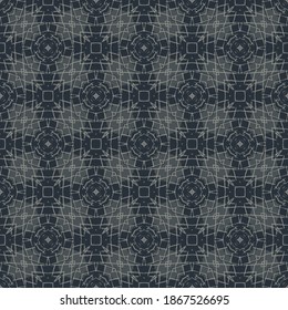 Retro, mosaic, pattern, black and white, vector, can be used for printing onto fabric, interior, design, textile, wallpapers, covers, background, paper, tile, towel, carpet, border