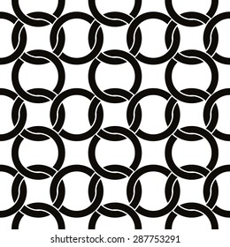 Retro mosaic seamless pattern, vector background.