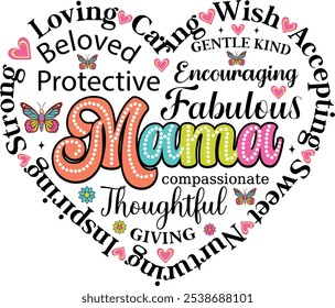 retro mother png sublimation bundle