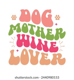 Retro Mother's Day Design, t-shirt, typography, vector, Retro, sublimation design, 