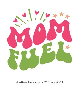 Retro Mother's Day Design, t-shirt, typography, vector, Retro, sublimation design, 