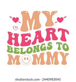 Retro Mother's Day Design, t-shirt, typography, vector, Retro, sublimation design, 