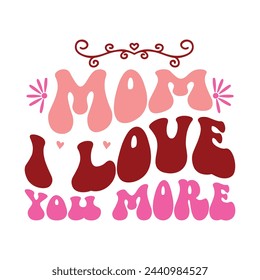 Retro Mother's Day Design, t-shirt, typography, vector, Retro, sublimation design, 