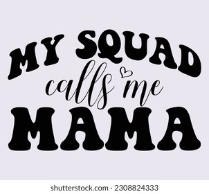 Retro Mothers Day SVG Bundle