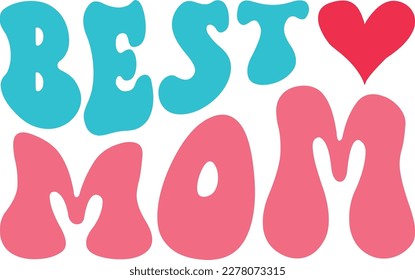 Retro MOTHER'S  DAY Svg Design, Vector