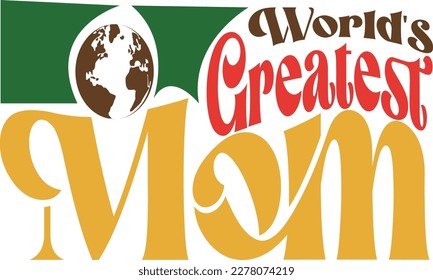 Retro MOTHER'S  DAY Svg Design, Vector