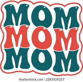 Retro Mother's Day svg design, Retro Mother's Day svg design new