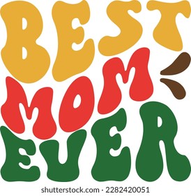 Retro MOTHER'S  DAY Svg Design, Vector