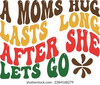 Retro MOTHER'S  DAY Svg Design, Vector