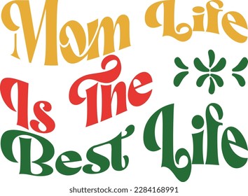 Retro MOTHER'S  DAY Svg Design, Vector