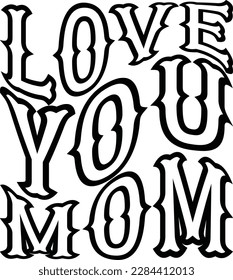 Retro Mothers Day T-shirt Design, Vector