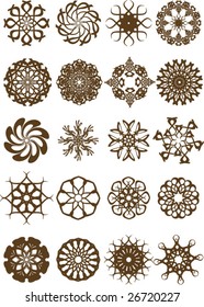 retro motif collection