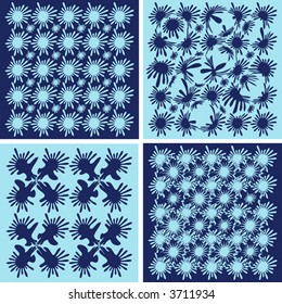 retro motif vector pattern