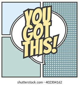 retro motivational background, illustration in vector format