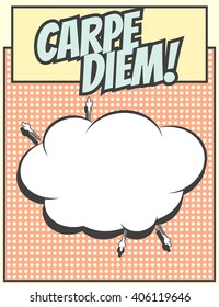 retro motivational background, illustration in vector format