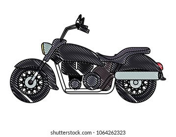 retro motorcycle classic icon